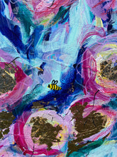 Load image into Gallery viewer, &#39;Two Bees&#39; (30cm x 20cm x 1cm, unframed)
