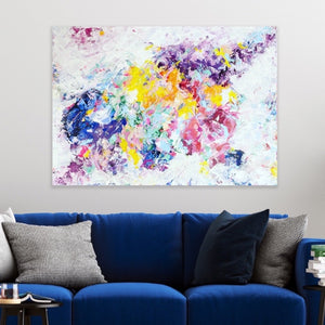 'Colour Lover' (76cm x 102cm x 4cm, unframed)