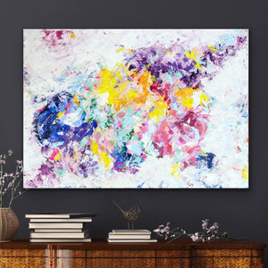 'Colour Lover' (76cm x 102cm x 4cm, unframed)