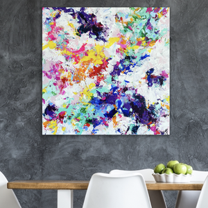 'Colour Lover II' (76cm x 76cm x 4cm, unframed)