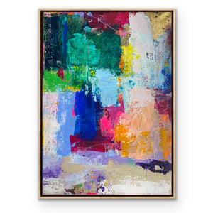 'Vivid' (70cm x 50cm x 1cm, unframed)