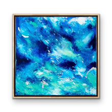 Load image into Gallery viewer, &#39;Into the Ocean&#39; (76cm x 76cm x 4cm, unframed)
