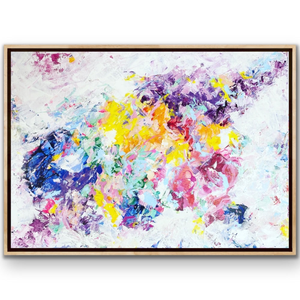 'Colour Lover' (76cm x 102cm x 4cm, unframed)